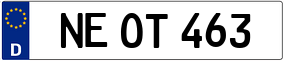 Truck License Plate